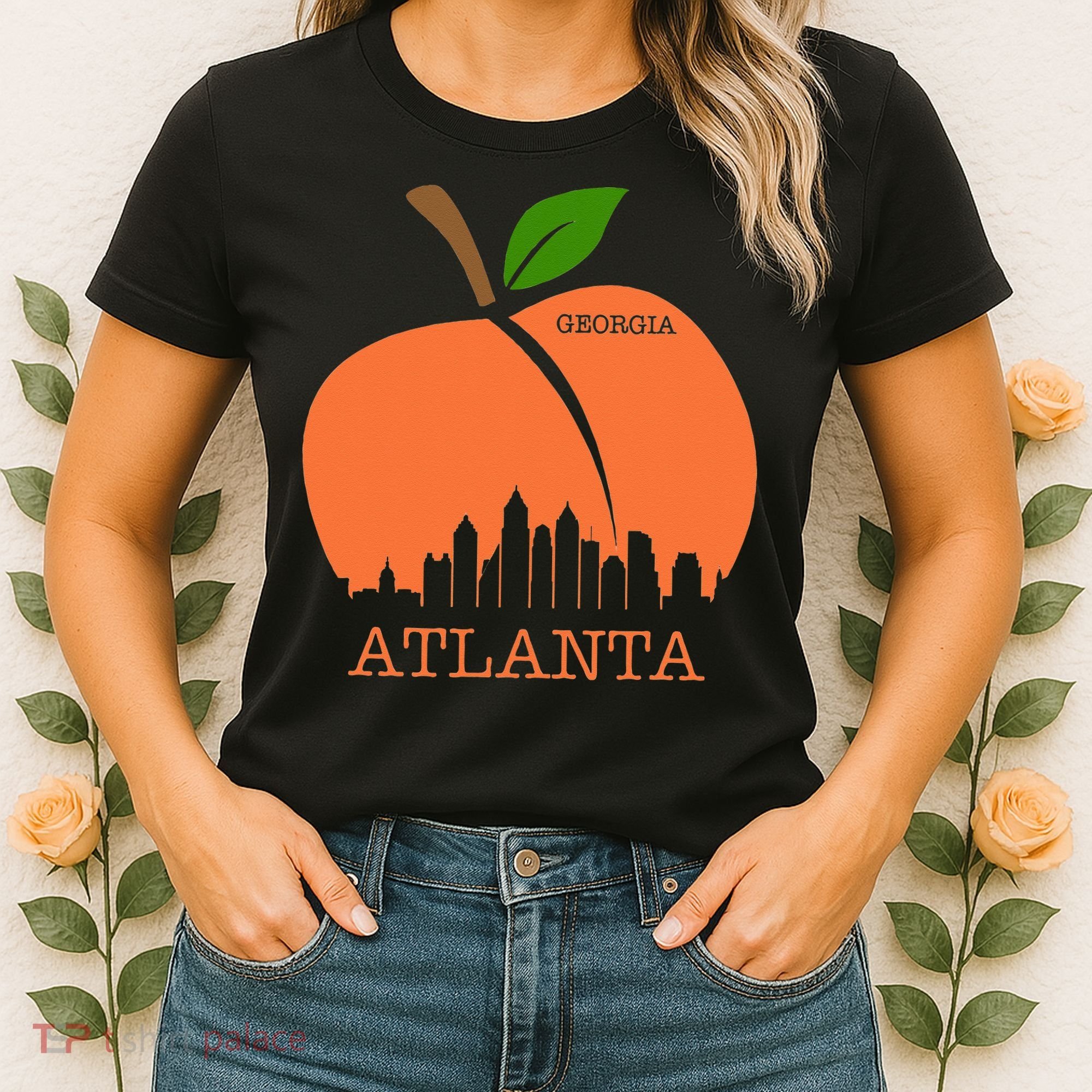 Atlanta Georgia Peach Skyline Women's T-Shirt