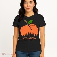 Atlanta Georgia Peach Skyline Women's T-Shirt thumb 4