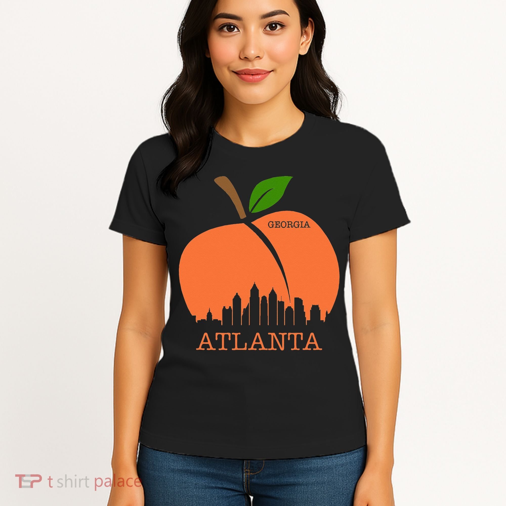 Atlanta Georgia Peach Skyline Women's T-Shirt