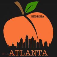 Atlanta Georgia Peach Skyline Kids Sweatshirt thumb 2
