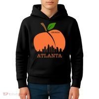 Atlanta Georgia Peach Skyline Kids Hoodie thumb 4