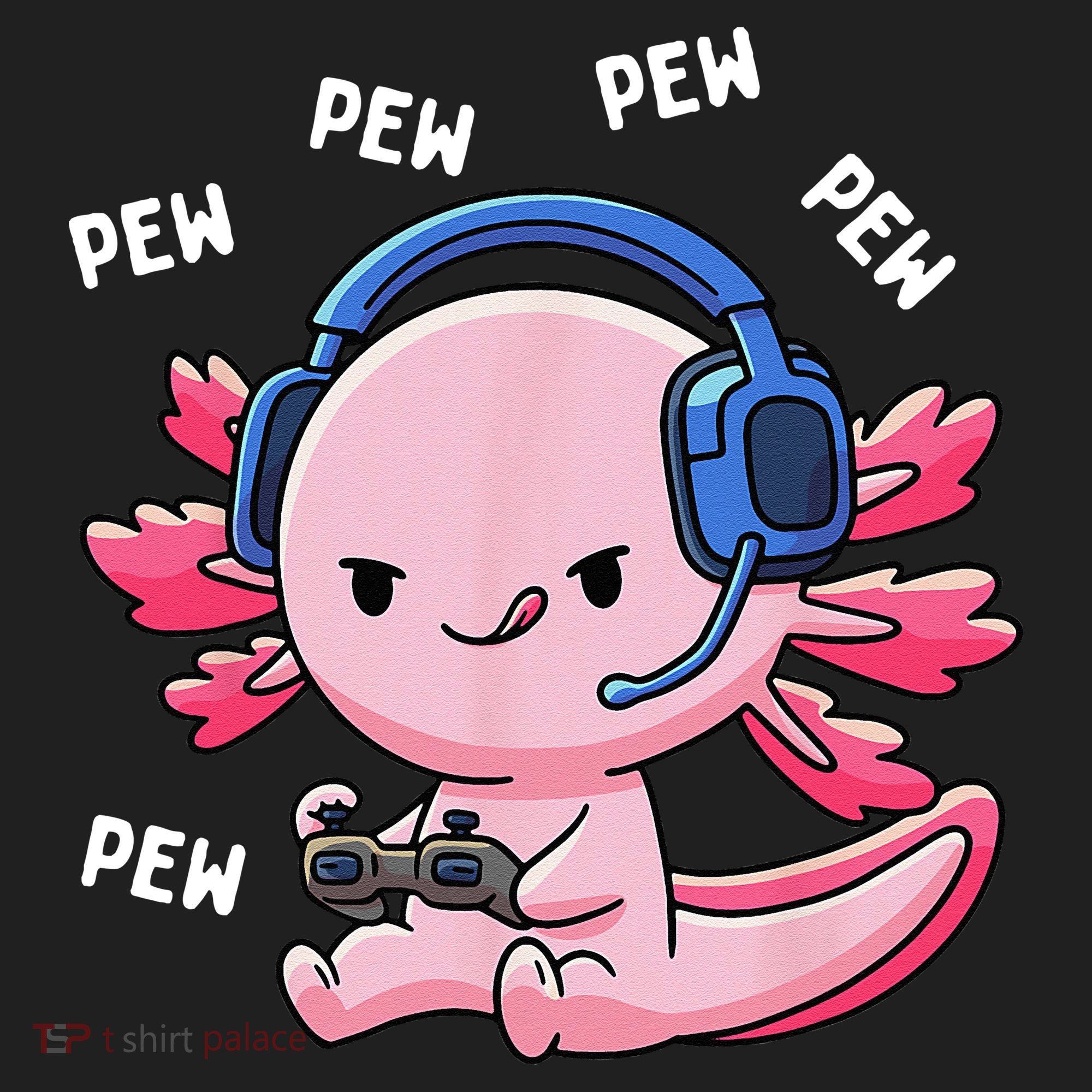 Axolotl Gaming Pew Gamer Funny Women's Sweatshirt
