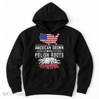 American Grown Polish Roots Pride Poland Hoodie thumb 0