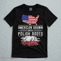 American Grown Polish Roots Pride Poland T-Shirt thumb 5