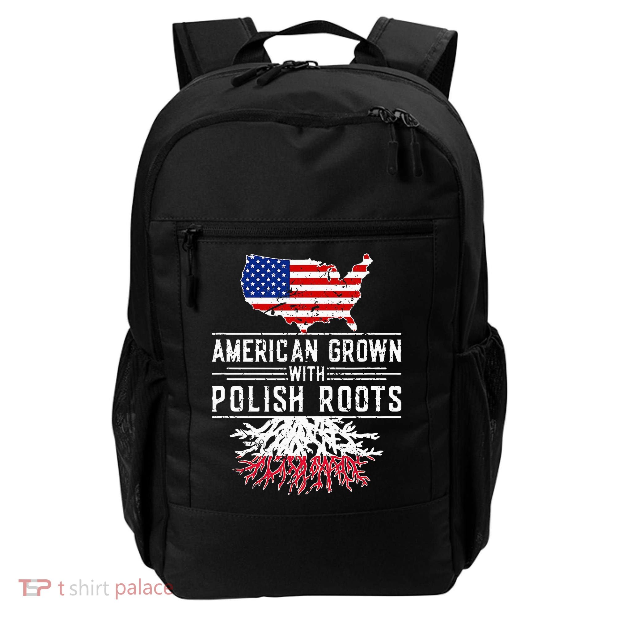American Grown Polish Roots Pride Poland Backpack