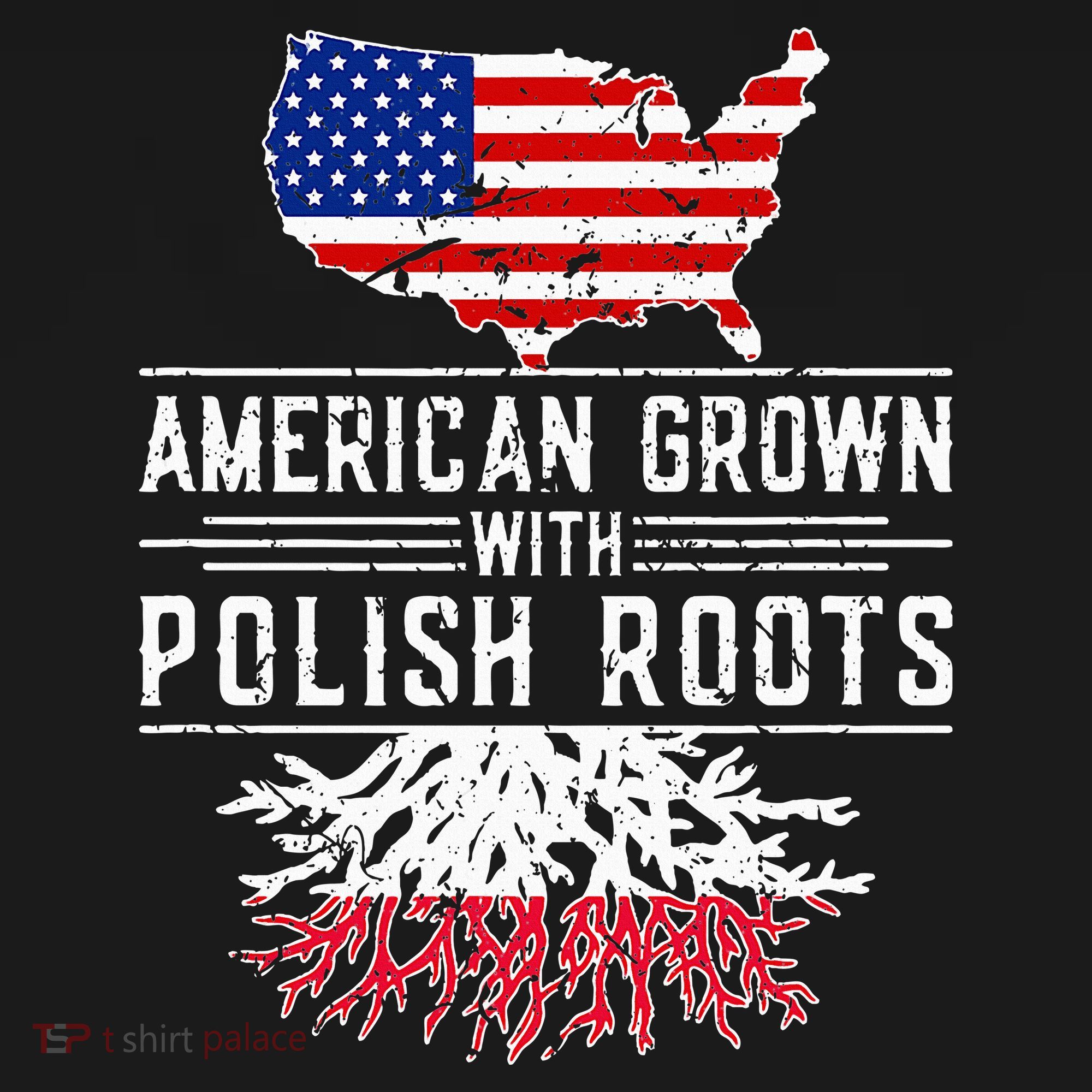 American Grown Polish Roots Pride Poland Mousepad