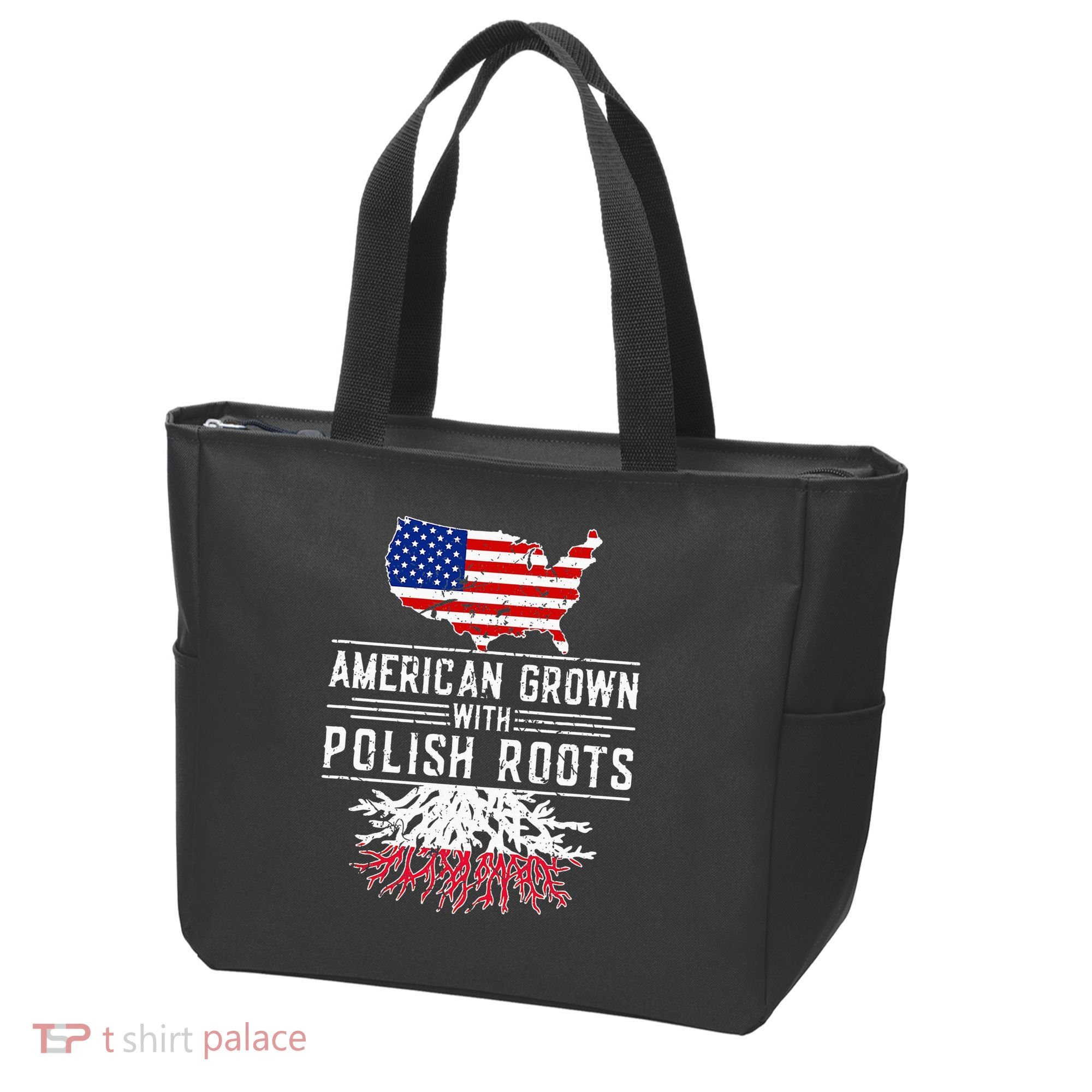 American Grown Polish Roots Pride Poland Tote Bag