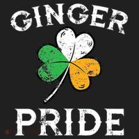Awesome Ginger Pride St Patricks Day Irish Flag Clover Women's Sweatshirt thumb 2