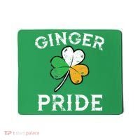 Awesome Ginger Pride St Patricks Day Irish Flag Clover Mousepad thumb 0