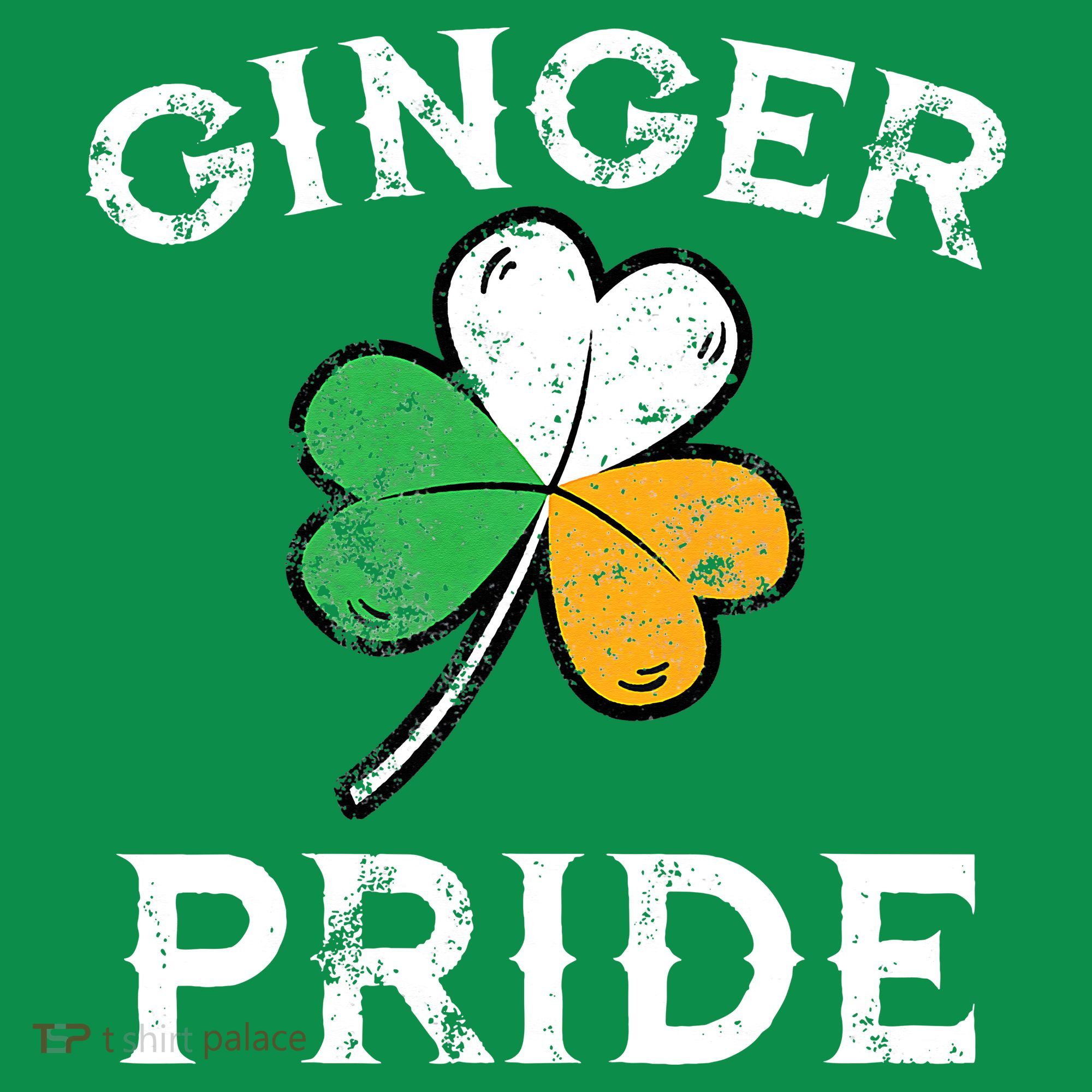 Awesome Ginger Pride St Patricks Day Irish Flag Clover Mousepad