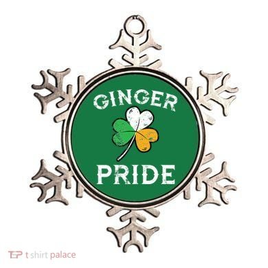 Awesome Ginger Pride St Patricks Day Irish Flag Clover Ornament