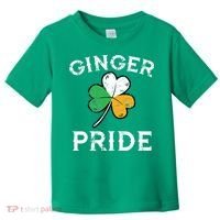Awesome Ginger Pride St Patricks Day Irish Flag Clover Toddler T-Shirt thumb 0