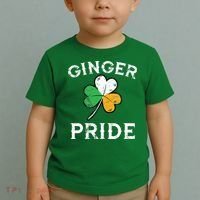 Awesome Ginger Pride St Patricks Day Irish Flag Clover Toddler T-Shirt thumb 2