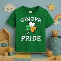 Awesome Ginger Pride St Patricks Day Irish Flag Clover Toddler T-Shirt thumb 3