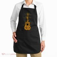 Acoustic Guitar Player Tree Nature Life Guitarist Musician Apron thumb 2