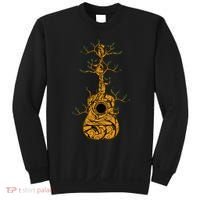 Acoustic Guitar Player Tree Nature Life Guitarist Musician Sweatshirt thumb 0