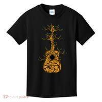 Acoustic Guitar Player Tree Nature Life Guitarist Musician Kids T-Shirt thumb 0
