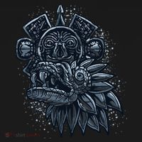 Aztec God Quetzalcoatl Cool Snake Dragon Inca Maya Coaster thumb 2