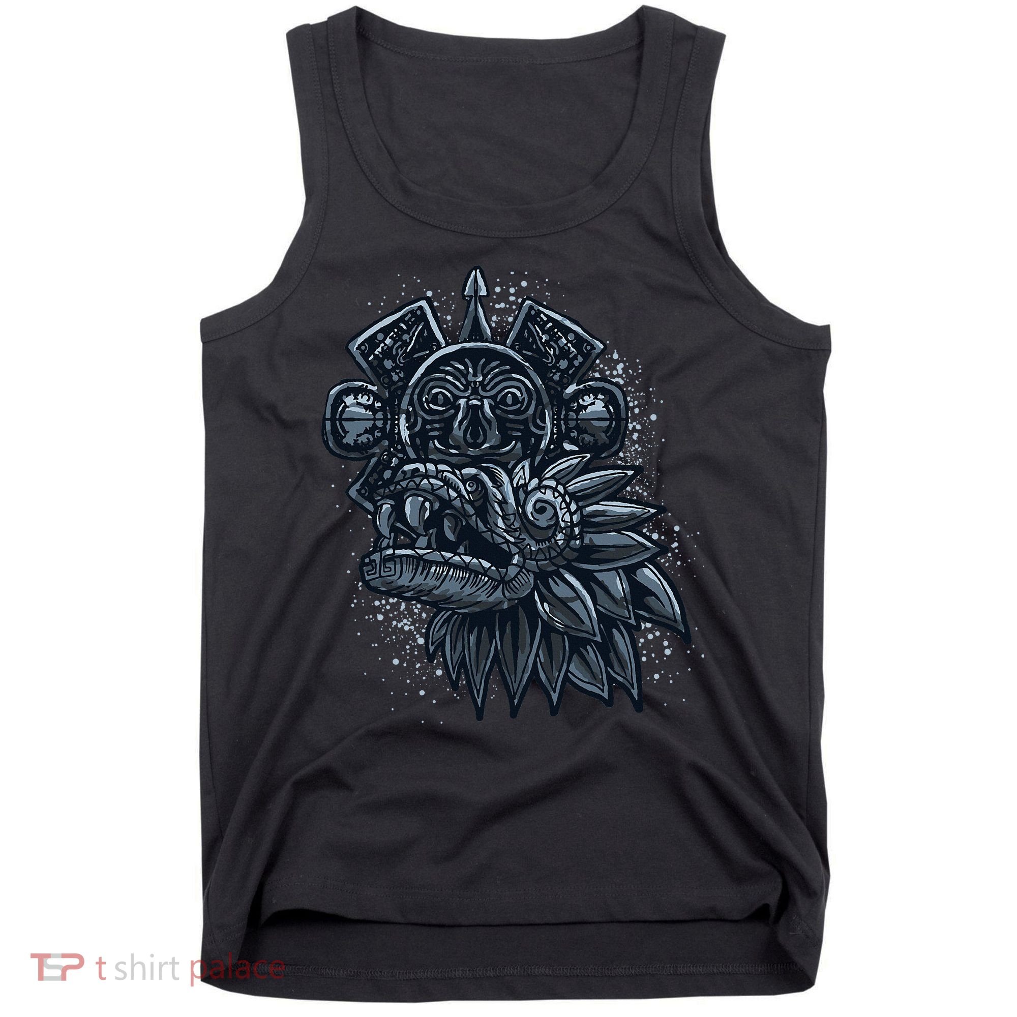 Aztec God Quetzalcoatl Cool Snake Dragon Inca Maya Tank Top