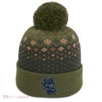 Aztec God Quetzalcoatl Cool Snake Dragon Inca Maya The Baniff Cuffed Pom Beanie thumb 0