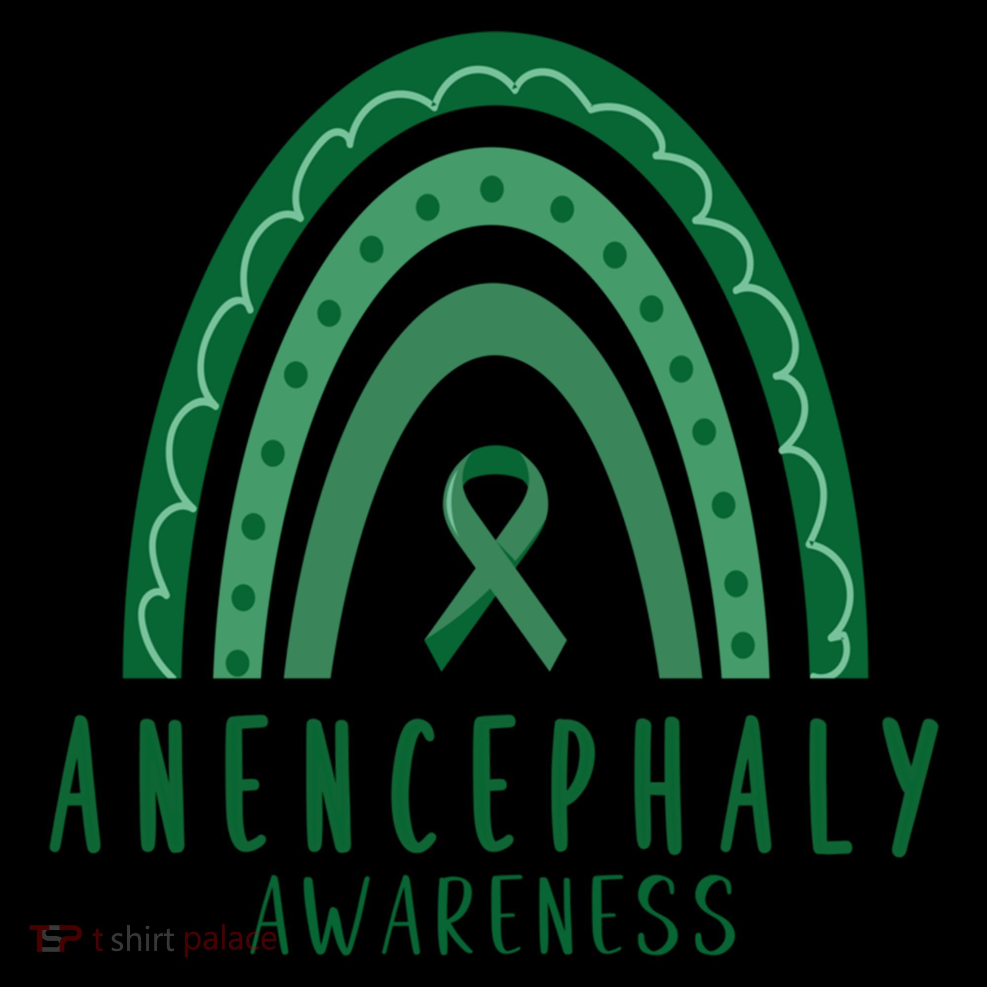 Anencephaly Green Rainbow Ribbon Awareness Month Gift Coffee Mug