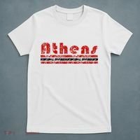 Athens Georgia Retro Three Stripe Weathered T-Shirt thumb 5