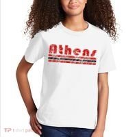 Athens Georgia Retro Three Stripe Weathered Kids T-Shirt thumb 2