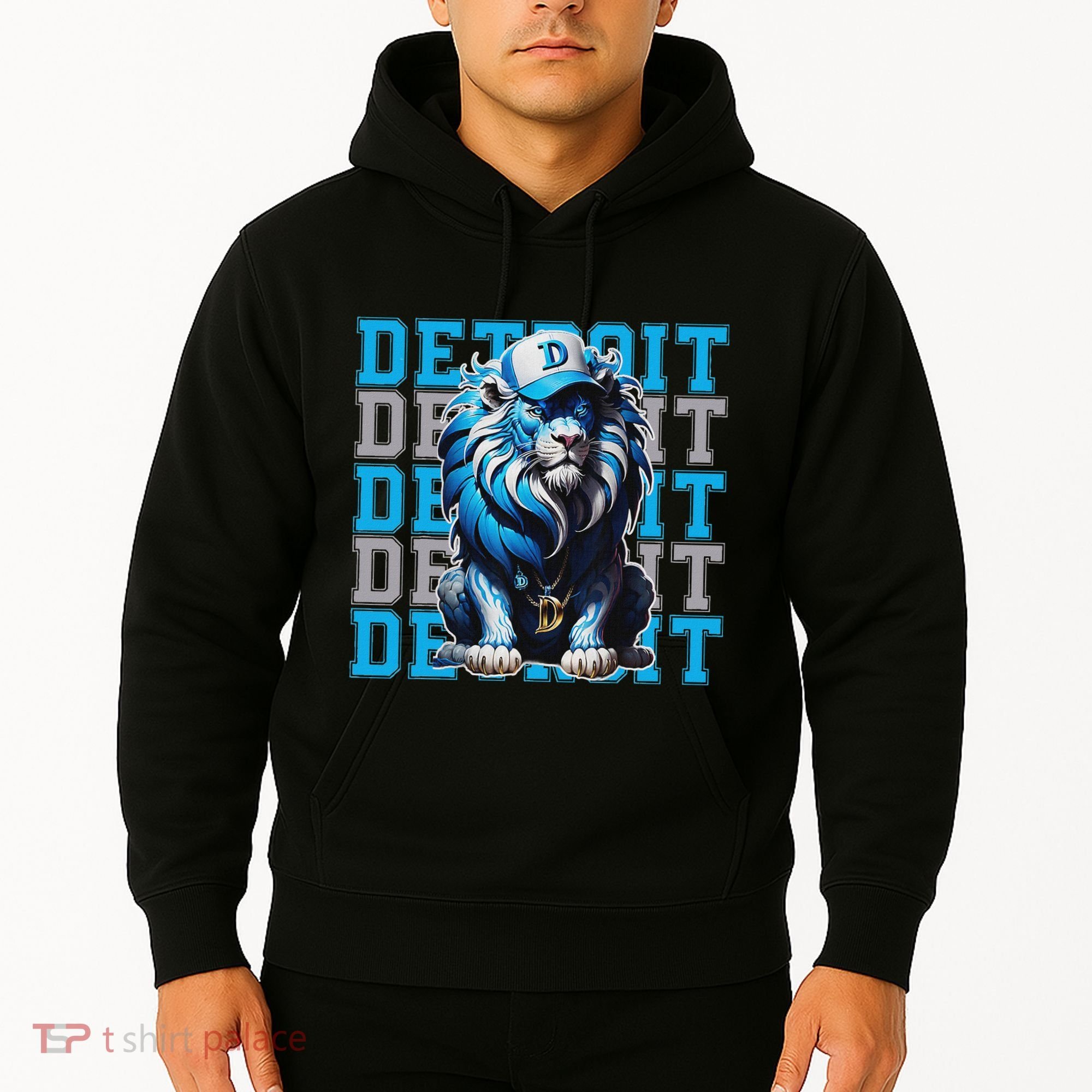 All Grit Retro Lion Lover Hoodie
