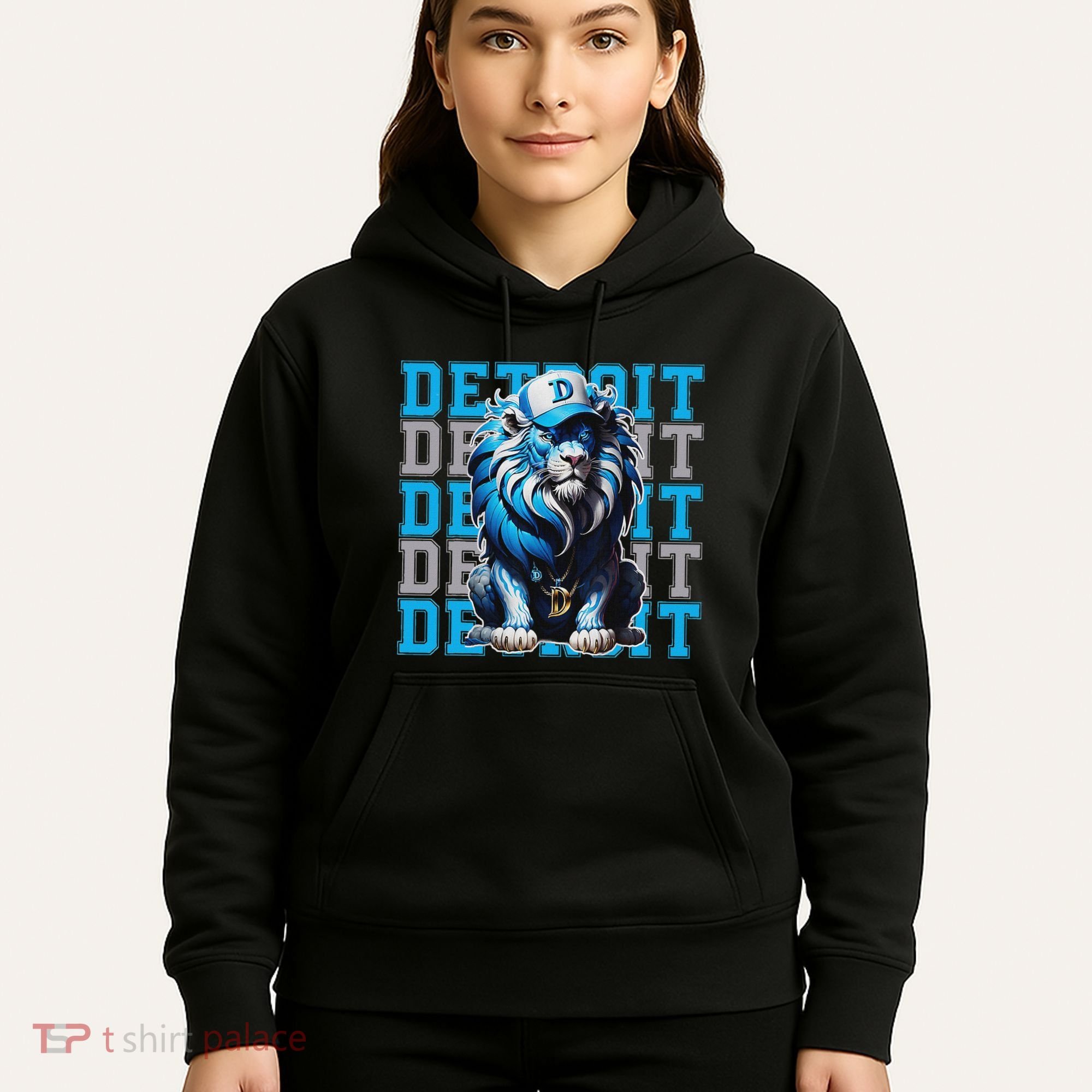 All Grit Retro Lion Lover Hoodie