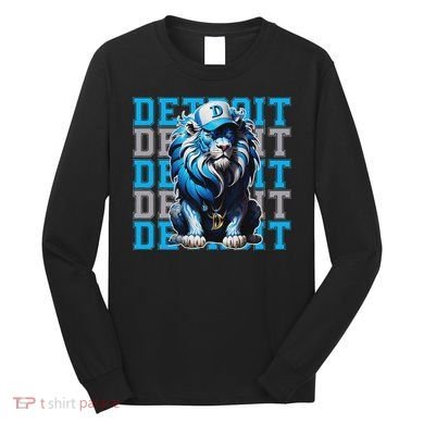 All Grit Retro Lion Lover Long Sleeve Shirt