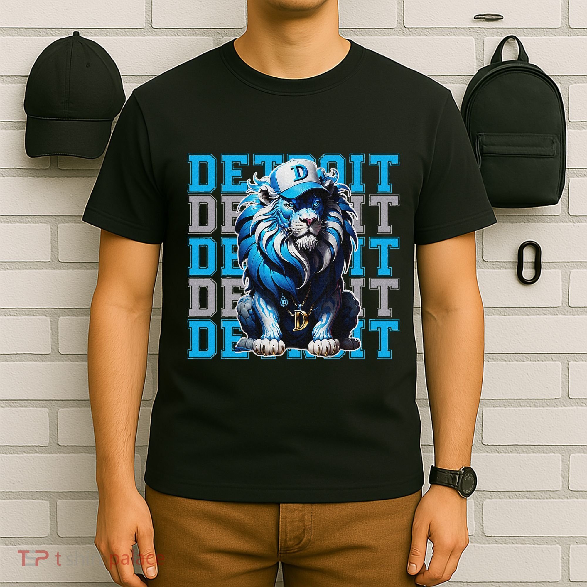 All Grit Retro Lion Lover T-Shirt