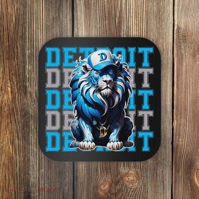 All Grit Retro Lion Lover Coaster