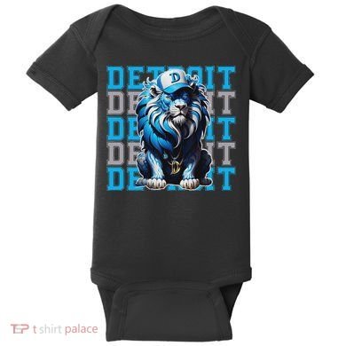 All Grit Retro Lion Lover Baby Bodysuit