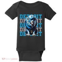 All Grit Retro Lion Lover Baby Bodysuit thumb 0