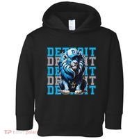 All Grit Retro Lion Lover Toddler Hoodie thumb 0