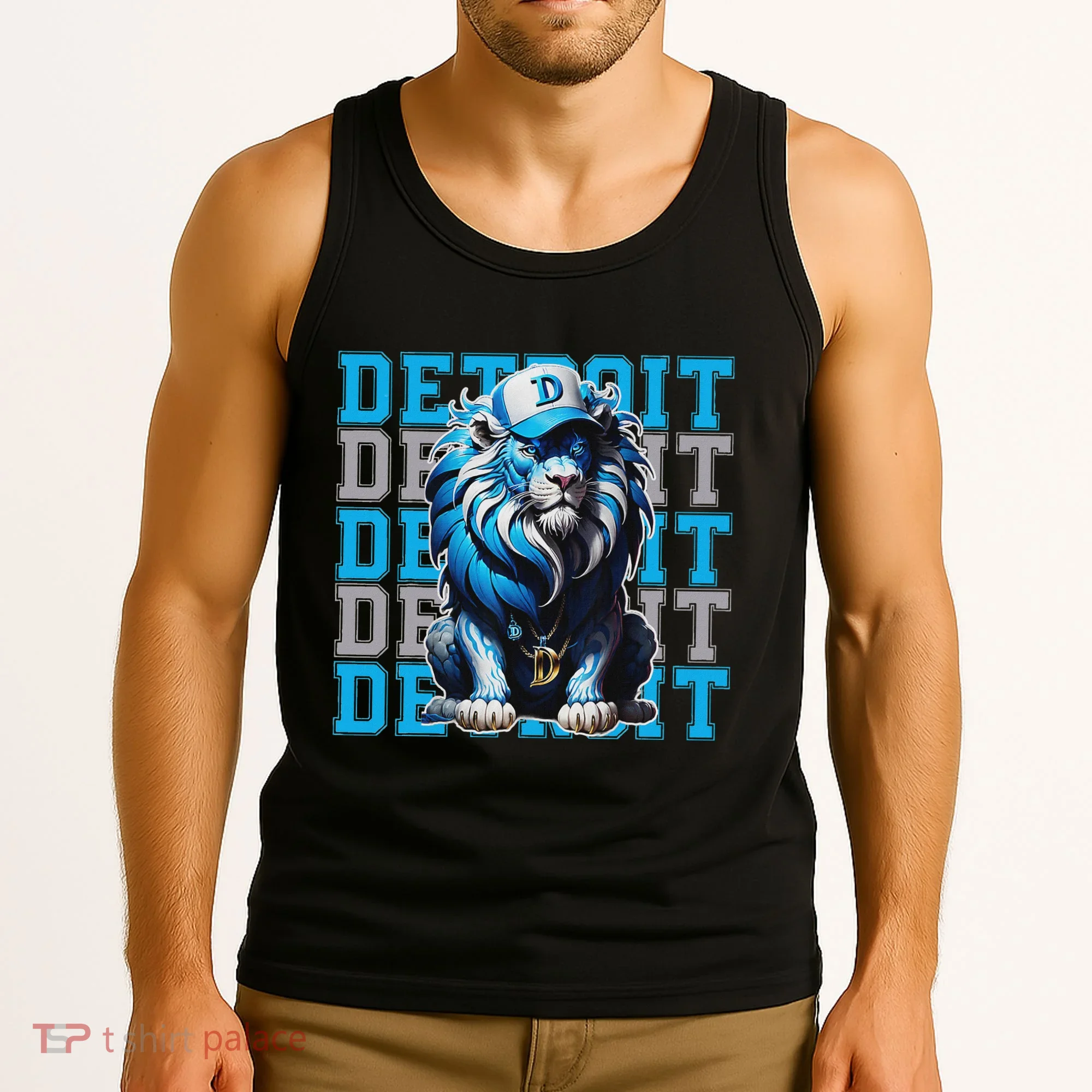 All Grit Retro Lion Lover Tank Top