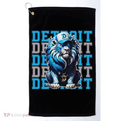 All Grit Retro Lion Lover Golf Towel