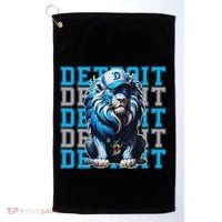 All Grit Retro Lion Lover Golf Towel thumb 0