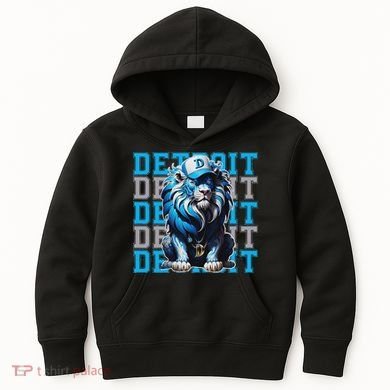All Grit Retro Lion Lover Kids Hoodie