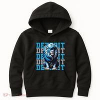 All Grit Retro Lion Lover Kids Hoodie thumb 0