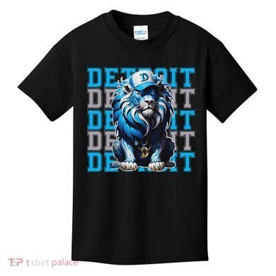 All Grit Retro Lion Lover Kids T-Shirt
