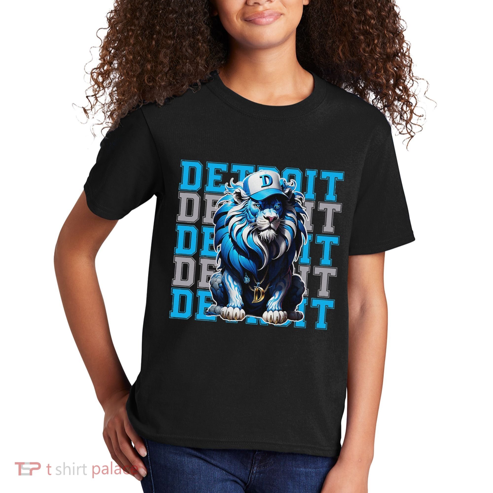 All Grit Retro Lion Lover Kids T-Shirt