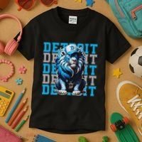 All Grit Retro Lion Lover Kids T-Shirt thumb 3