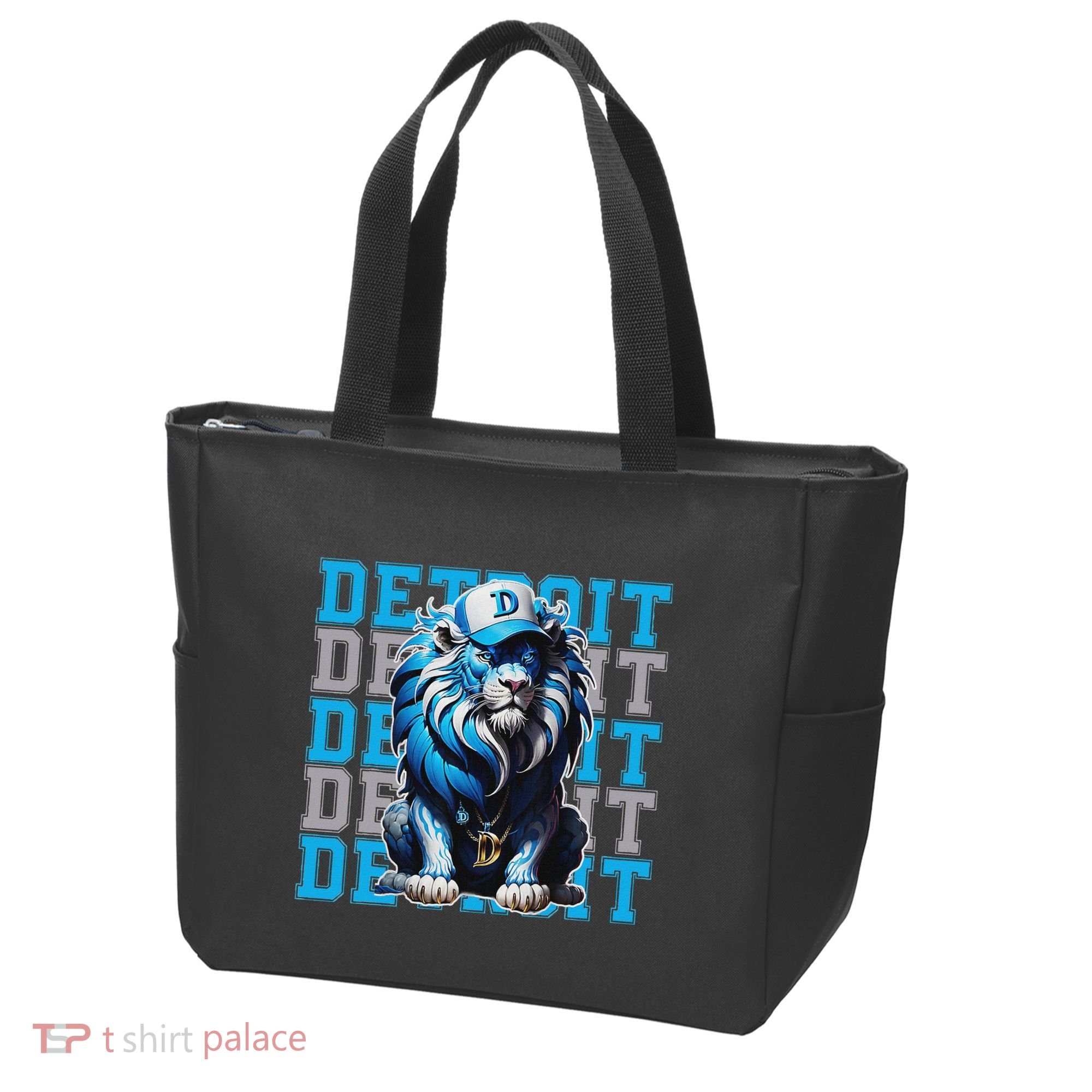 All Grit Retro Lion Lover Tote Bag