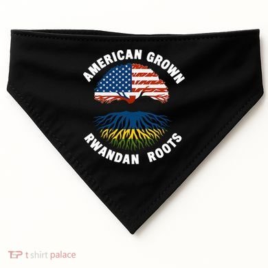 American Grown Rwandan Roots USA-Made Doggie Bandana