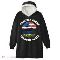 American Grown Rwandan Roots Hooded Wearable Blanket thumb 0