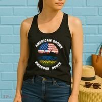 American Grown Rwandan Roots Women's Tank Top thumb 2