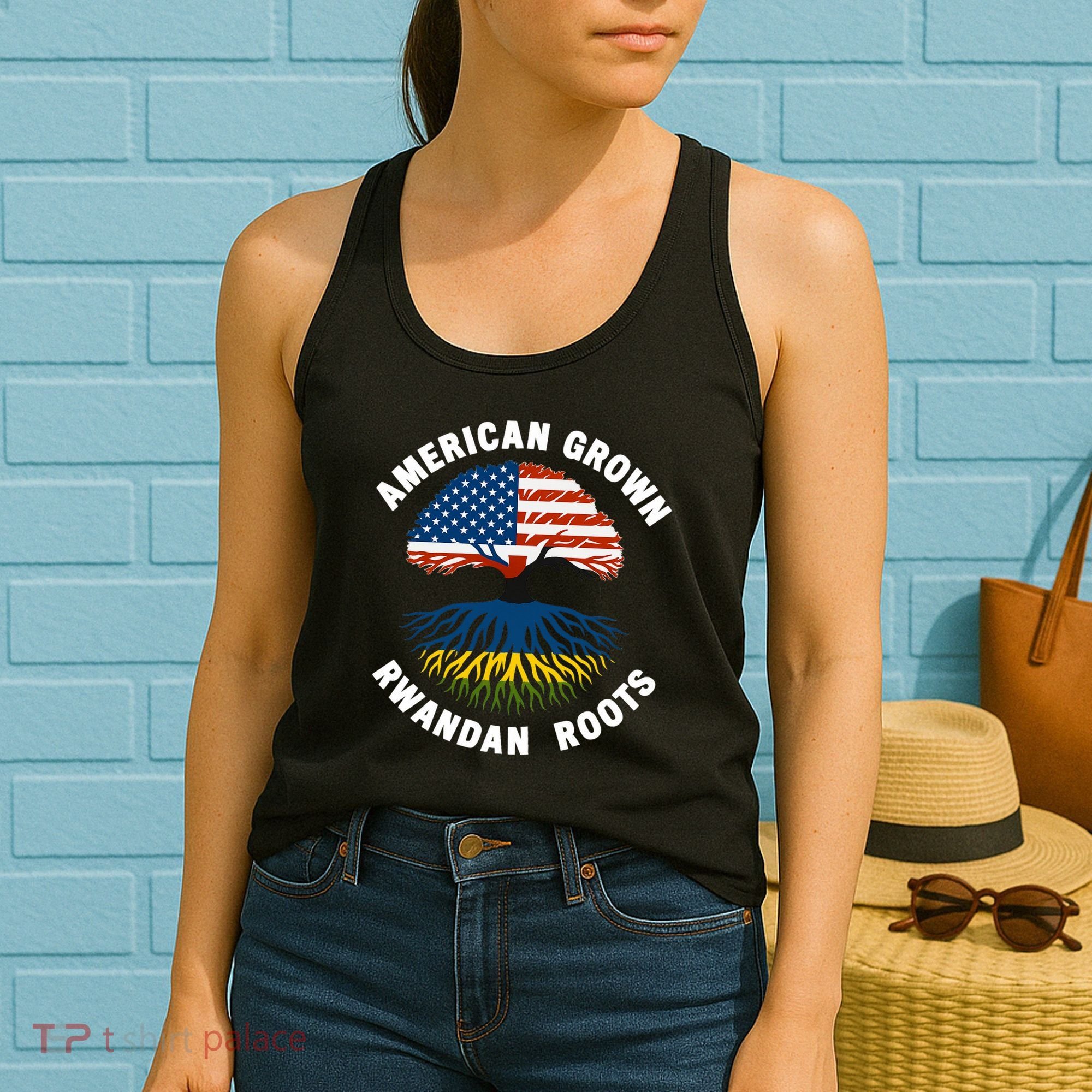 American Grown Rwandan Roots Women's Tank Top