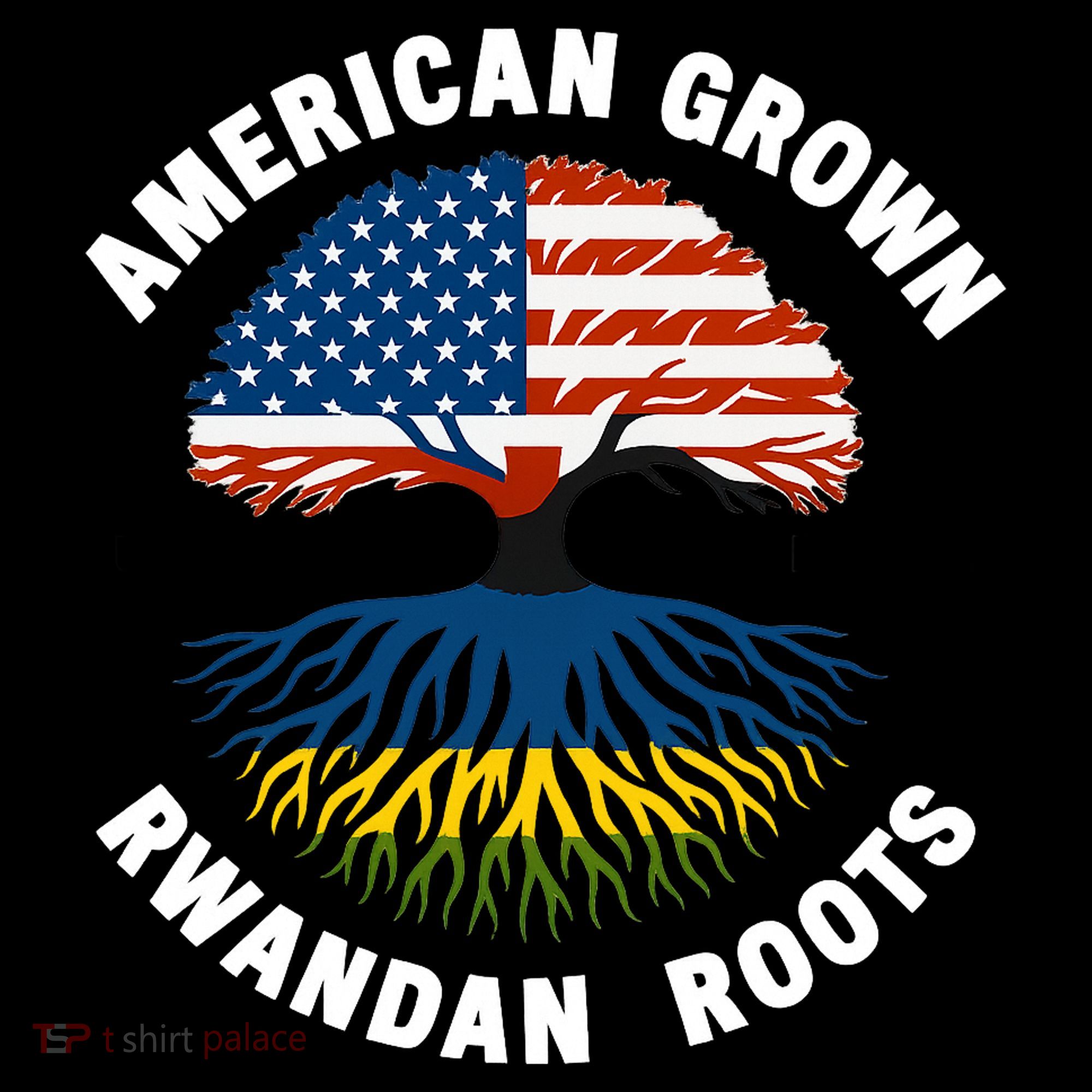 American Grown Rwandan Roots Baby Bodysuit
