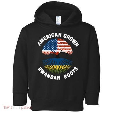American Grown Rwandan Roots Toddler Hoodie